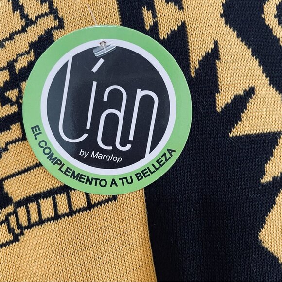 Lian Hooded Aztec Poncho Sherpa Lined Baja Blanket Unisex Boho Tribal - Picture 4 of 13